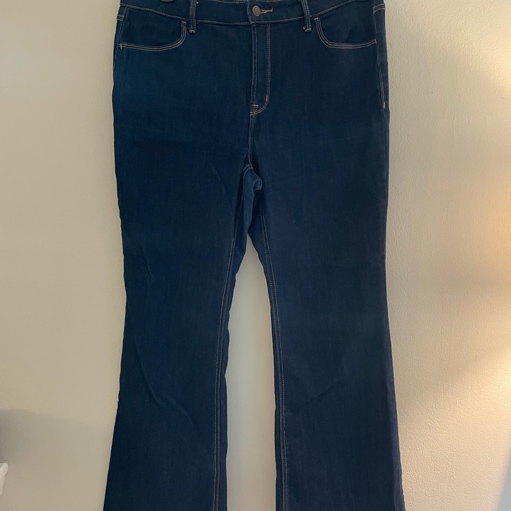 Old Navy Dark Blue Flare Jeans